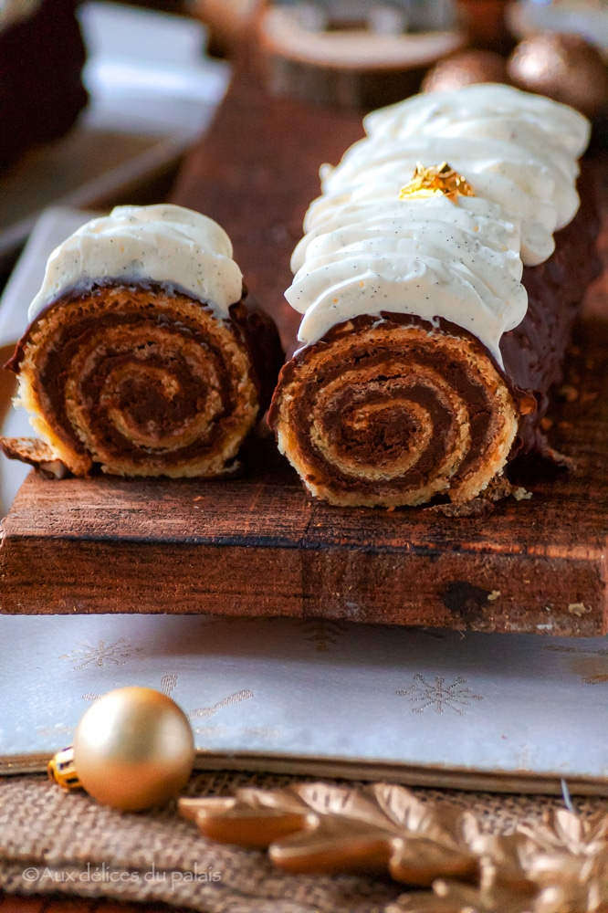 recette bûche de noël 2021 facile et rapide