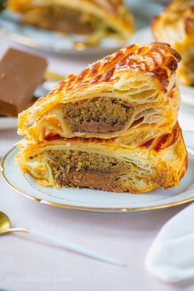 recette galette des rois chocolat noisette