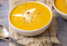 Recette velouté de potiron aux châtaignes