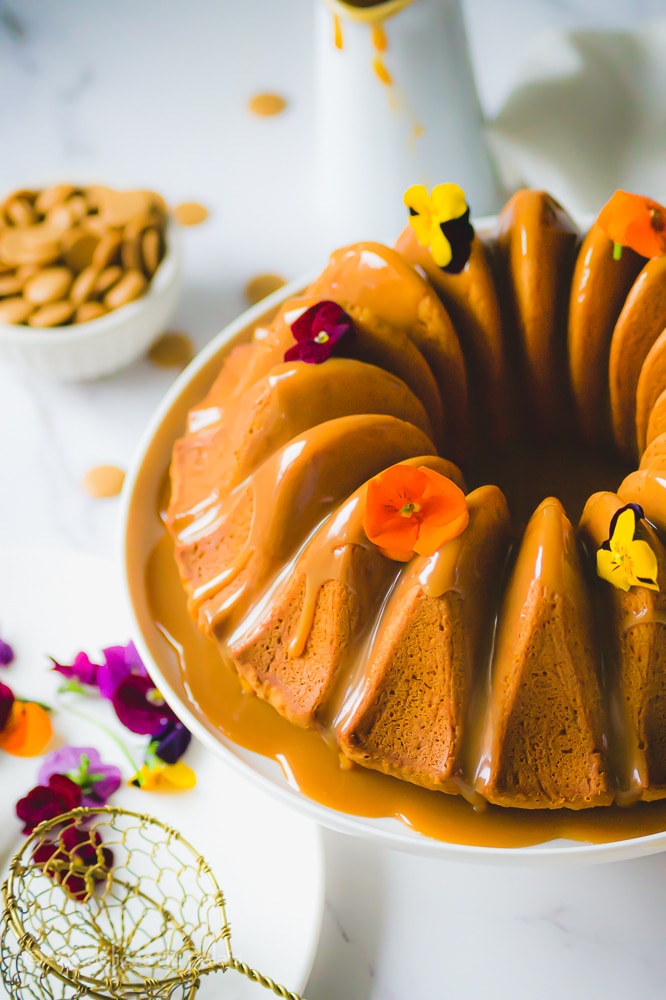 recette bundt cake américain au caramel