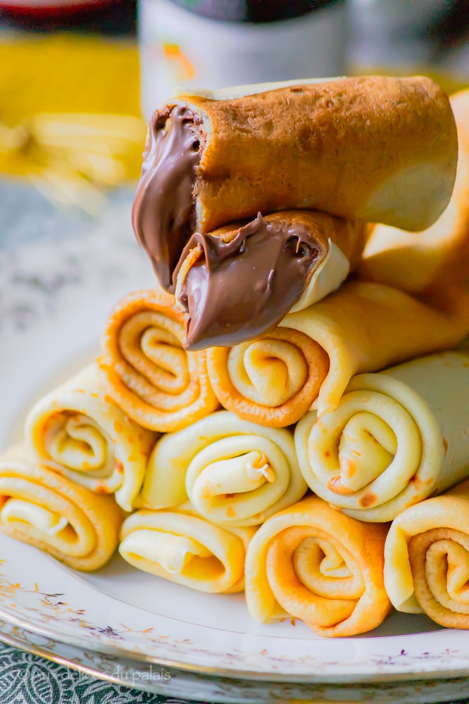 crêpes moelleuses au Nutella