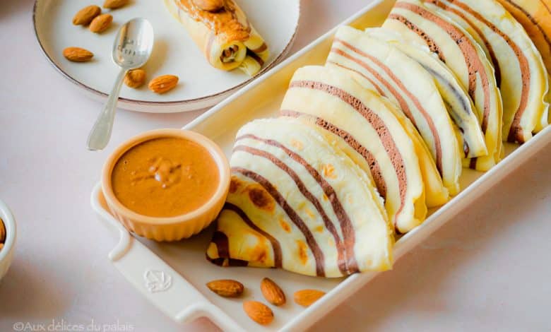 Crêpes tourbillon chocolat Amlou