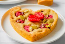 Cookies Géant aux framboises et pistaches