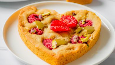 Cookies Géant aux framboises et pistaches