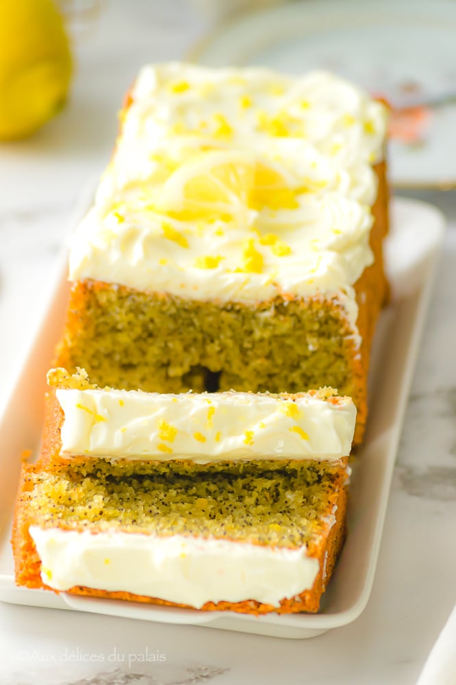 Cake ultra moelleux imbibé de sirop citron