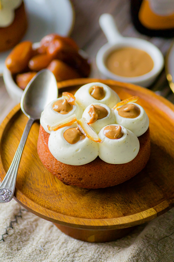 Financiers aux dattes et fleur d'oranger