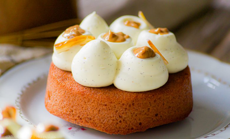 Financiers aux dattes et fleur d'oranger