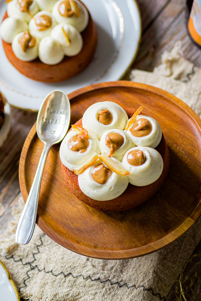 Financiers aux dattes ganache fleur d'oranger