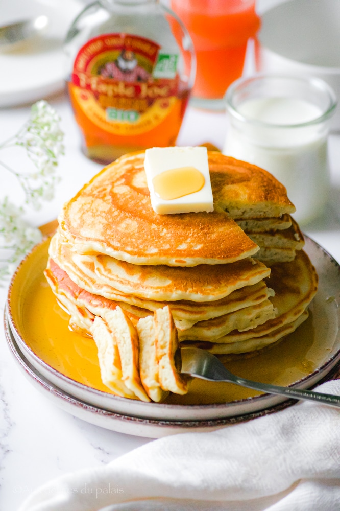 Pancakes à la crème fraiche Fluffy