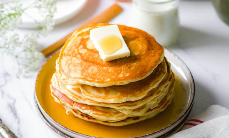 Pancakes à la crème fraiche Fluffy