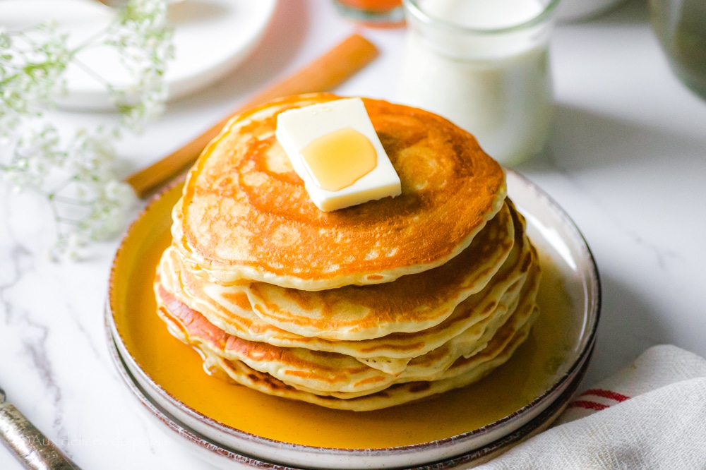 Pancakes à la crème fraiche Fluffy