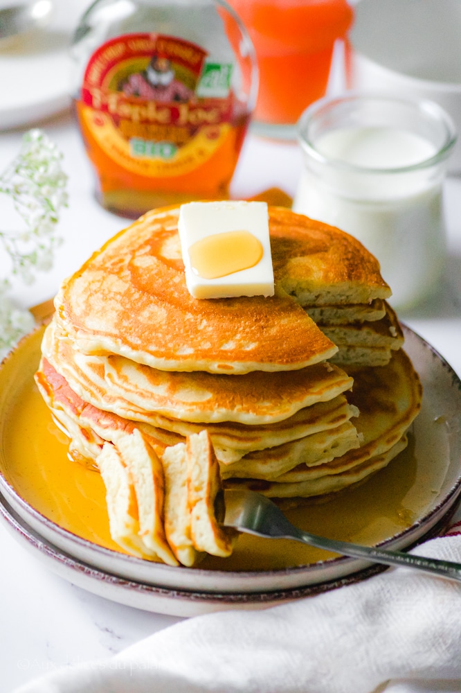 pancakes à la creme fraiche