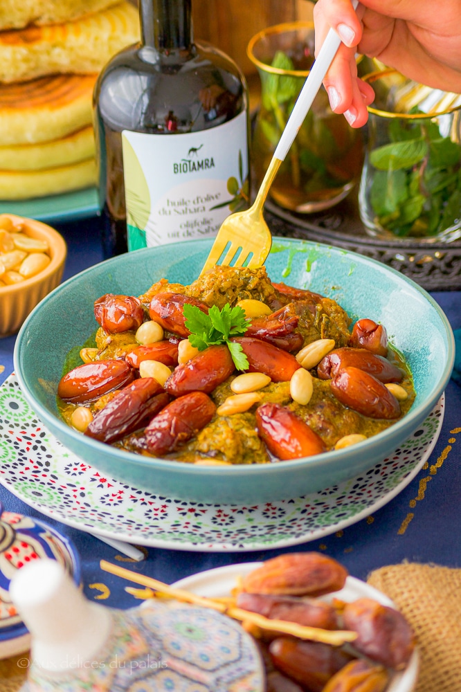 Tajine d'agneau aux dattes