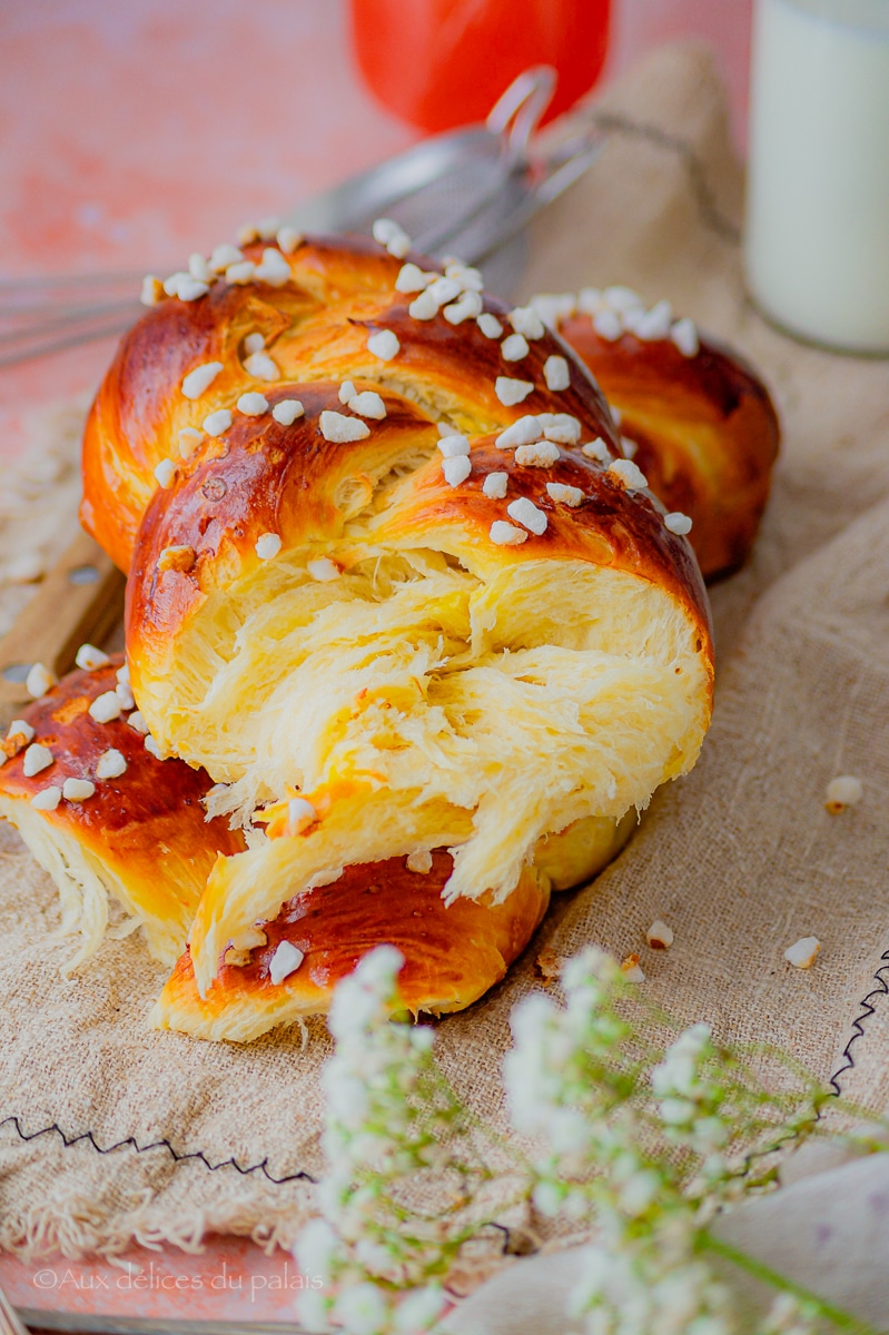 Brioche aux jaunes d'oeufs ultra moelleuse