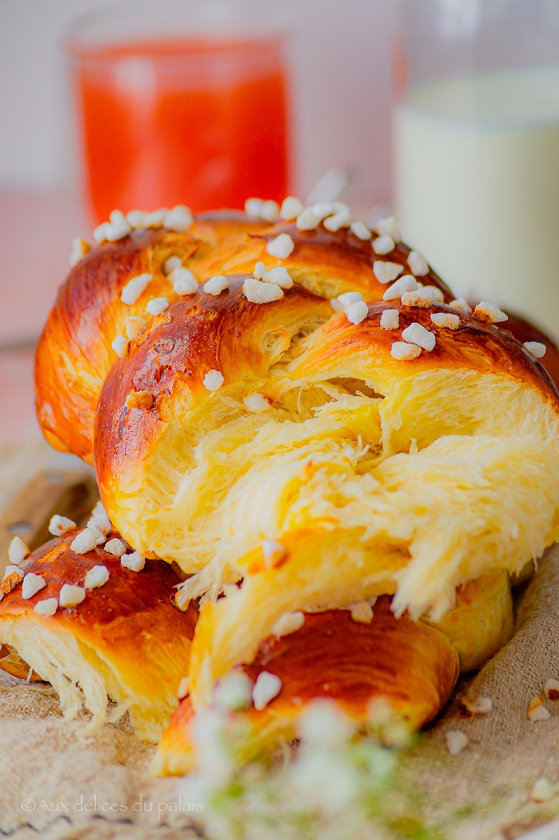 brioche gourmande aux jaunes d'oeufs