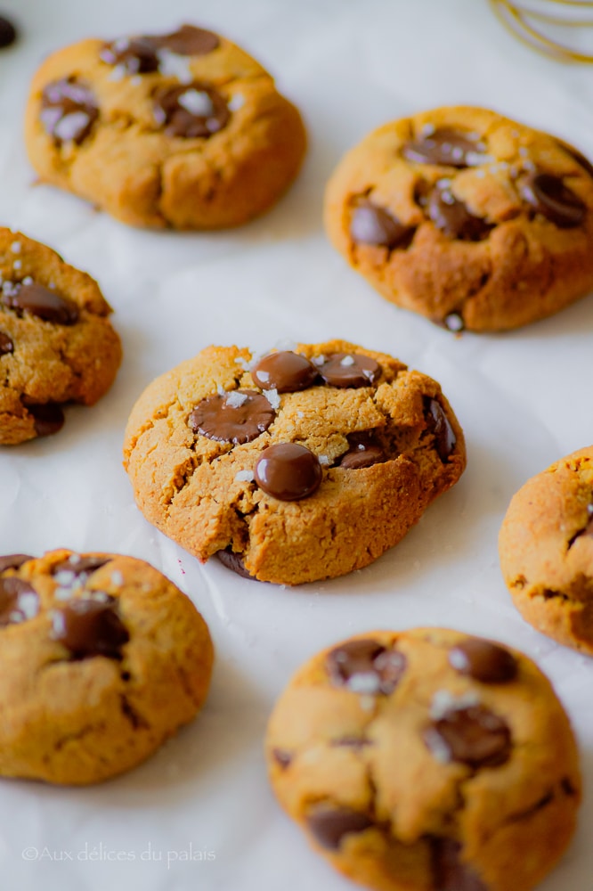 Cookies amandes chocolat sans gluten