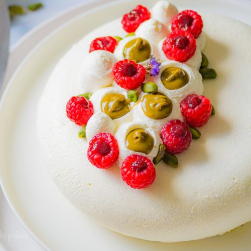 Recette entremets framboise et pistache