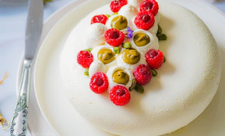 Recette entremets framboise et pistache
