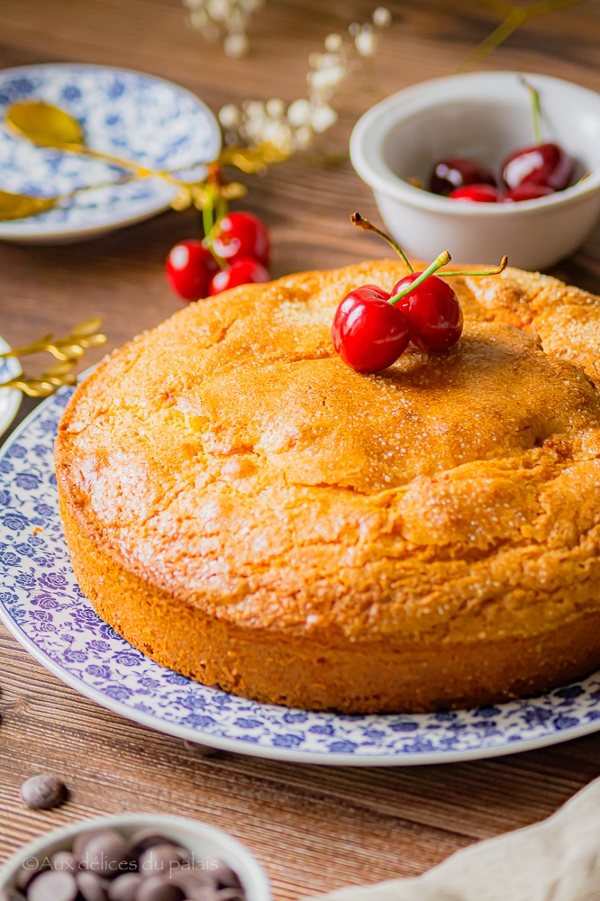 gâteau moelleux aux cerises