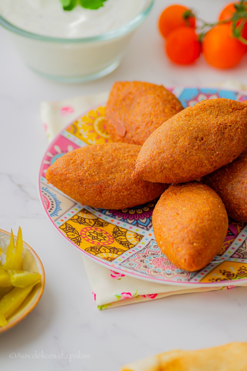 kebbé boulette de viande hachée et boulgour