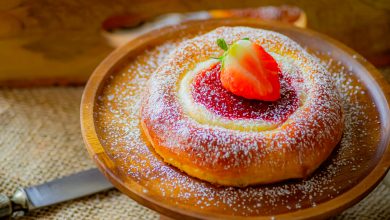 Brioche aux fraises façon cheesecake