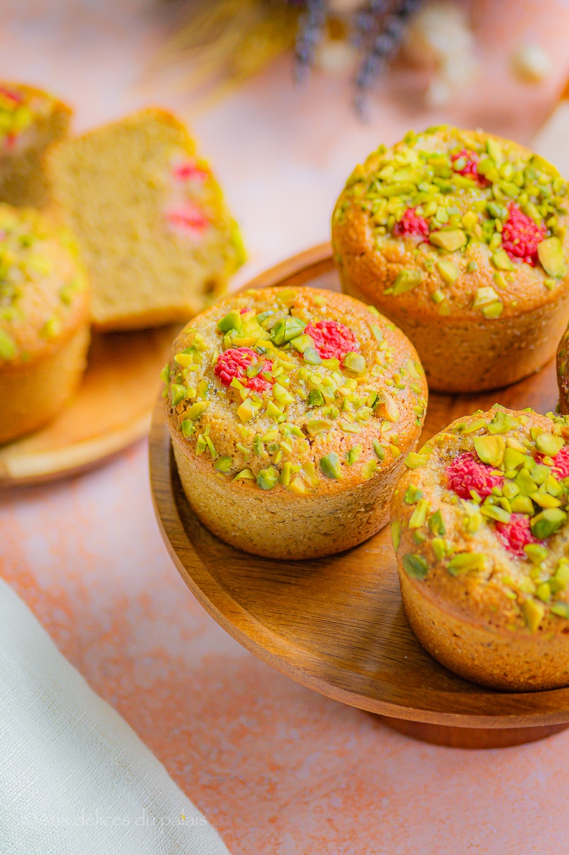 Gâteau moelleux aux framboises (sans gluten)