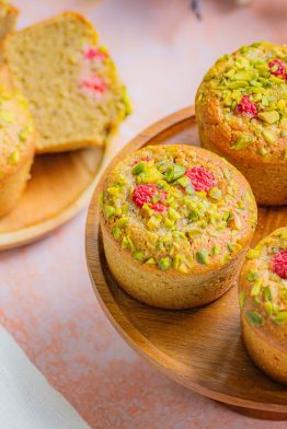 Gâteau moelleux aux framboises (sans gluten)