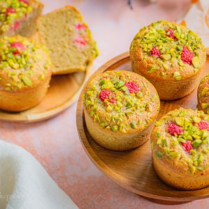 Gâteau moelleux aux framboises (sans gluten)