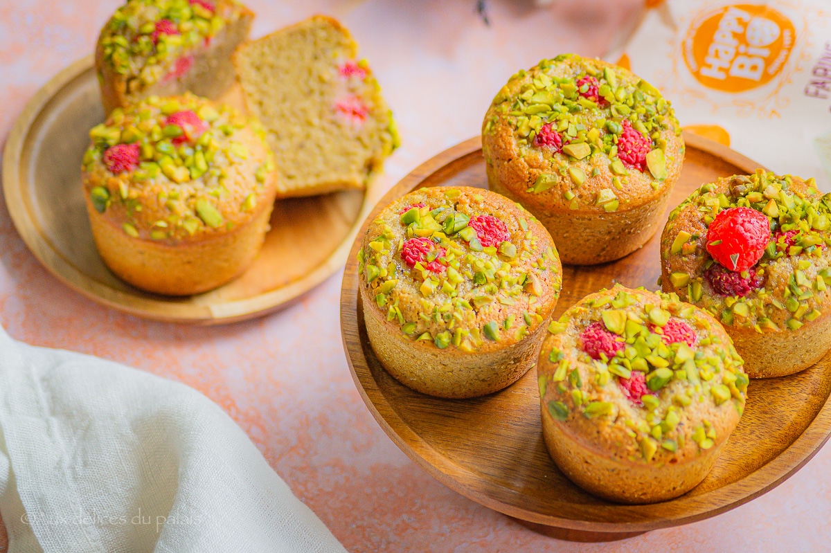 Gâteau moelleux aux framboises (sans gluten)