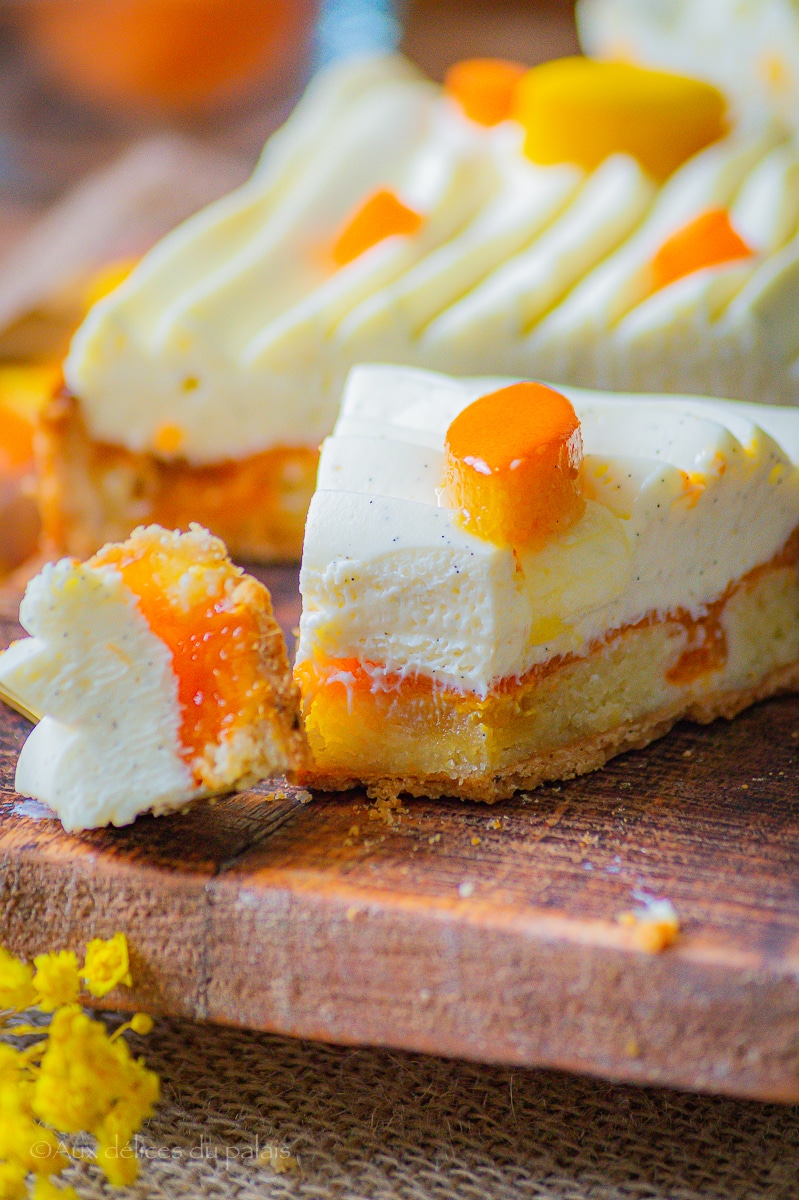recette tarte crème d'amandes abricots