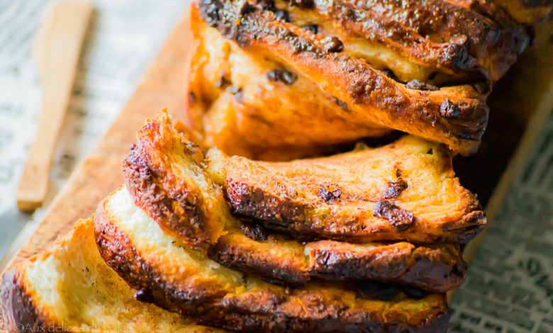 Brioche à effeuiller aux pépites de chocolat