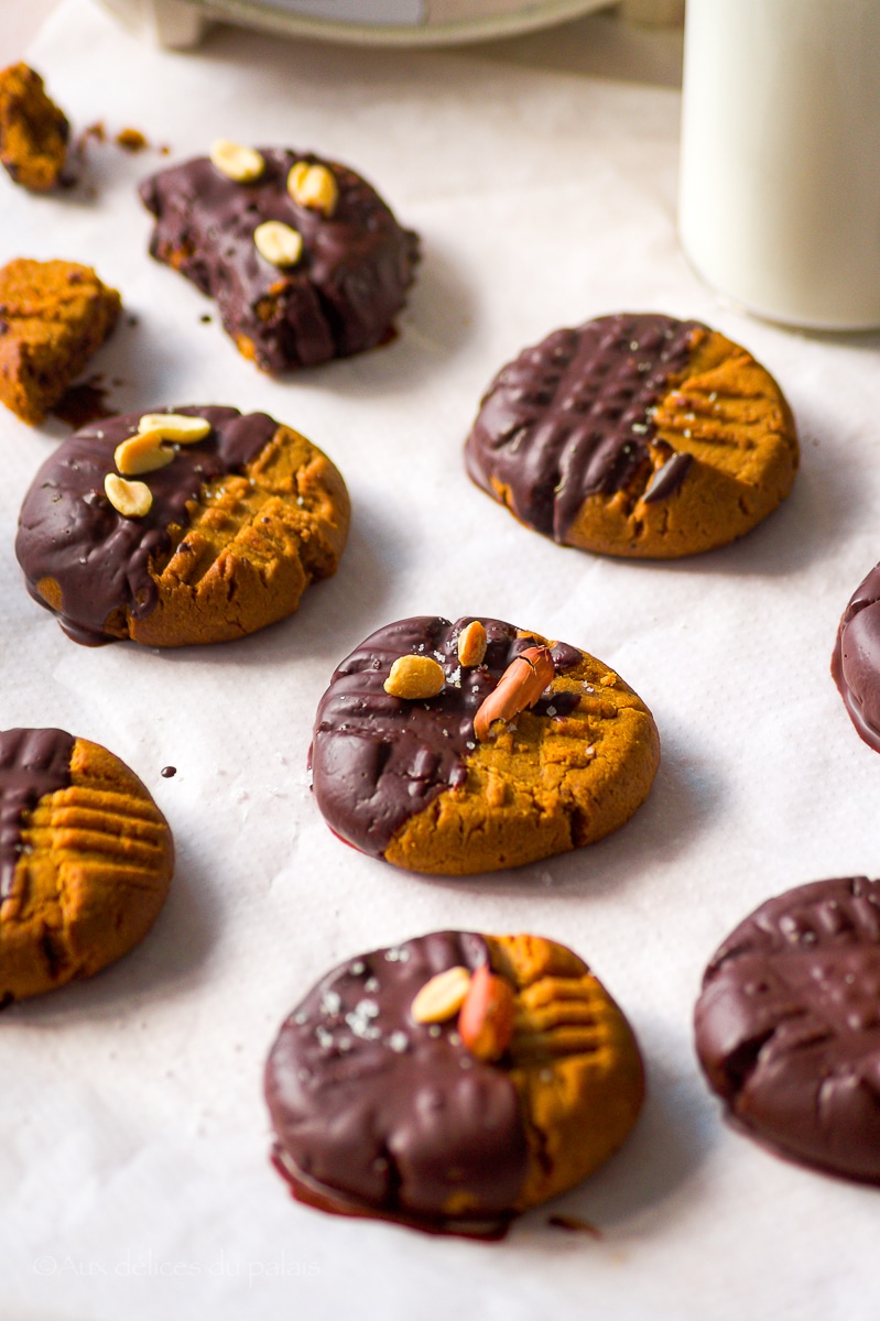 cookies chocolat cacahuètes healthy