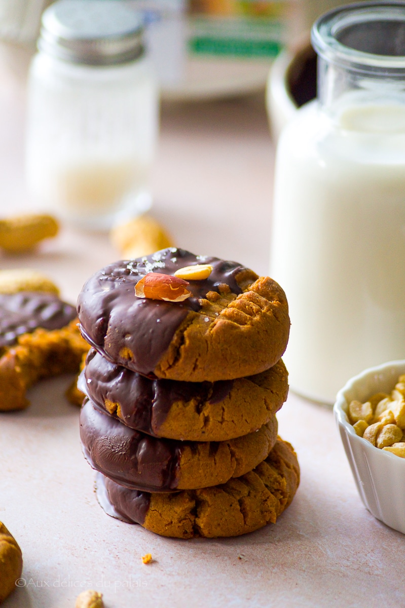 Cookies sans gluten au beurre de cacahuète - Sunny Délices