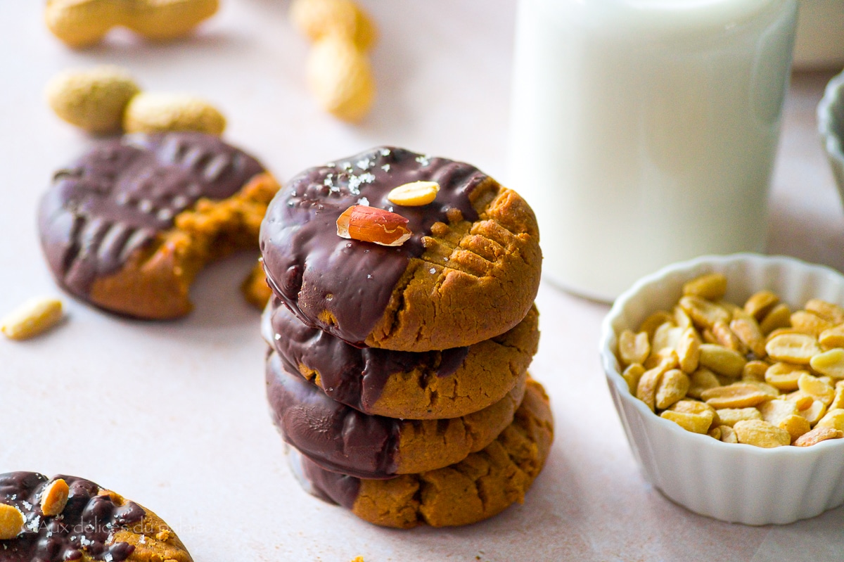 Cookies beurre de cacahuètes au chocolat