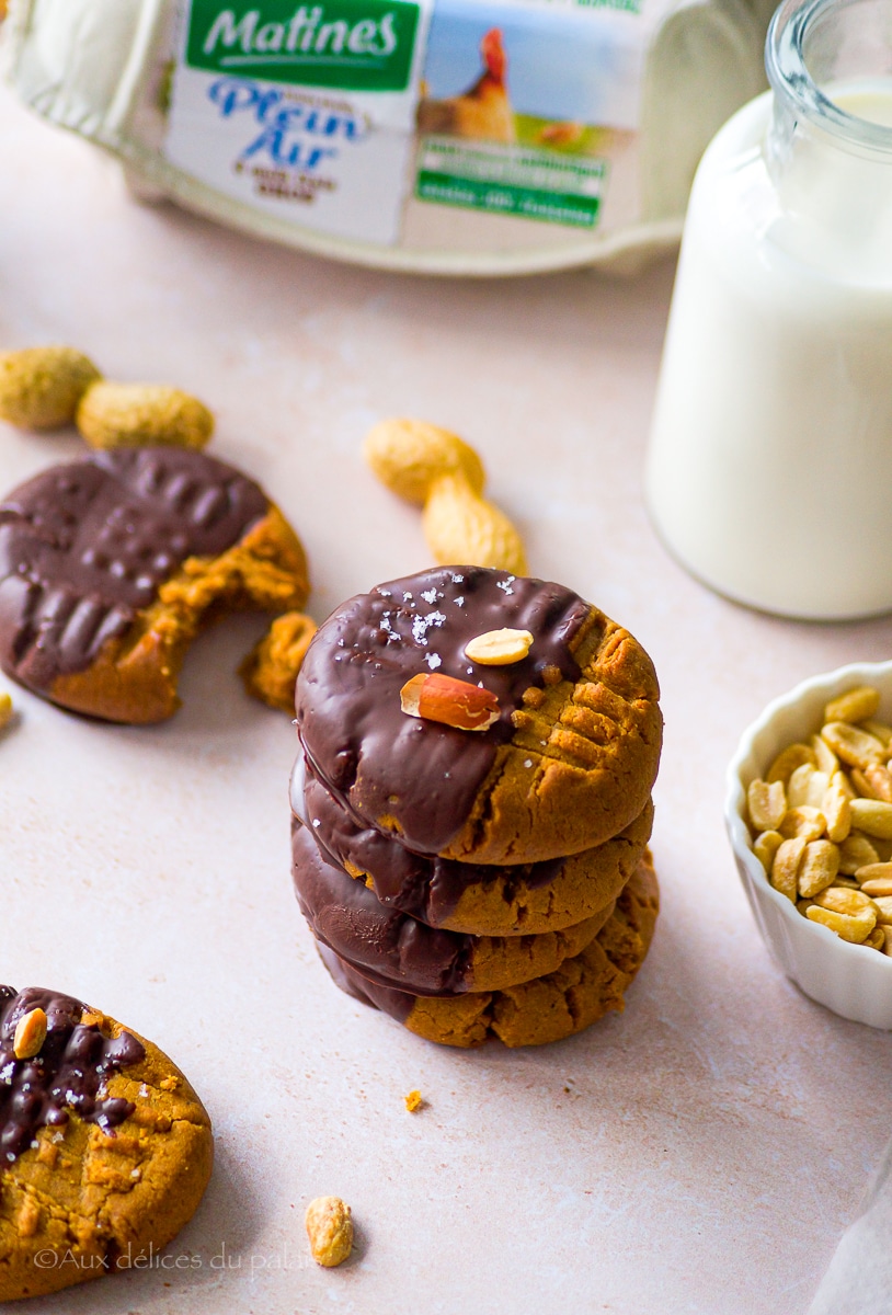 Cookies sans gluten au beurre de cacahuète - Sunny Délices