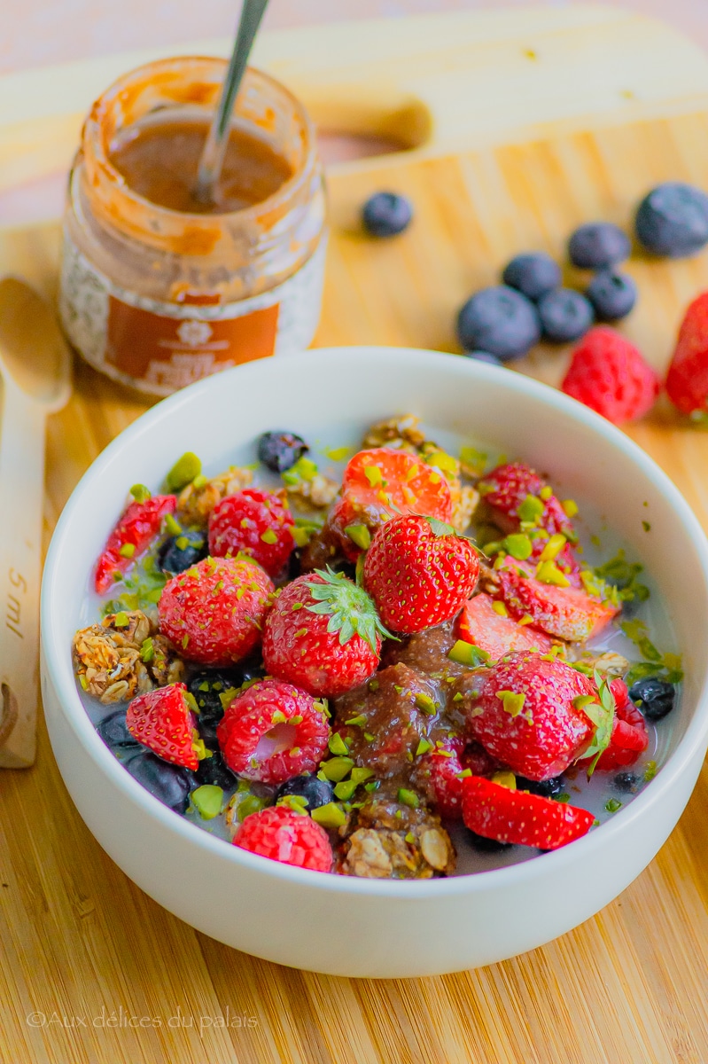 recette granola croustillant au beurre de cacahuètes 