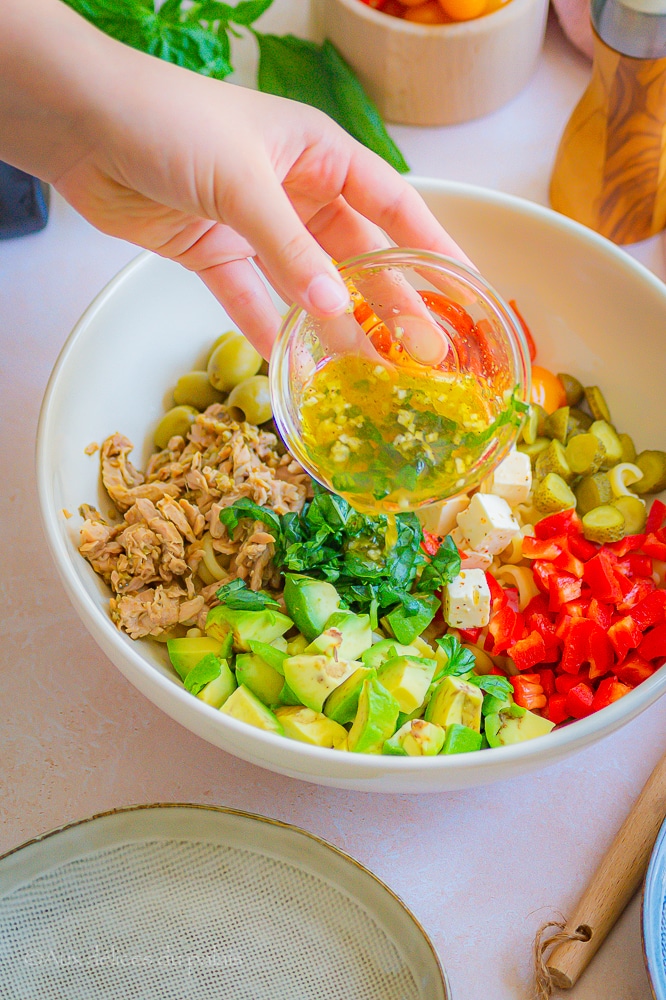 Salade de pâtes au thon facile