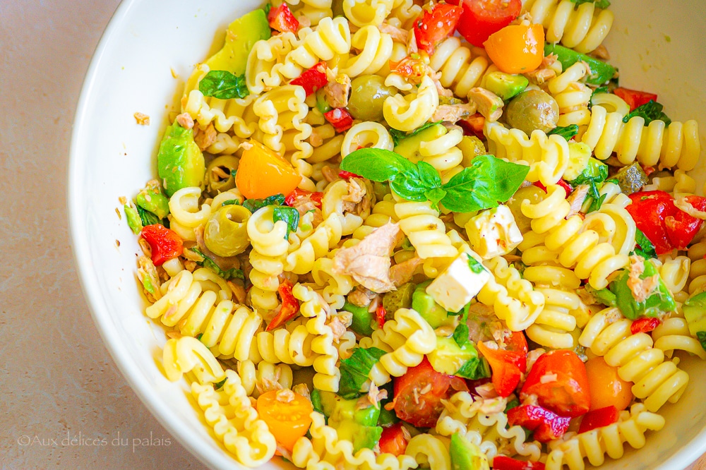 salade de pâtes au thon facile