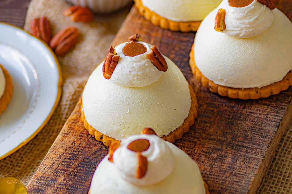 Entremets Vanille, Caramel & Spéculoos