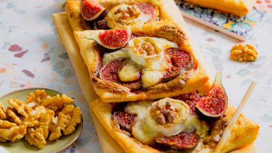 Recette feuilletés aux figues chèvre et miel