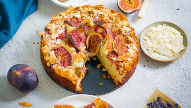 Gâteau moelleux aux figues et amandes