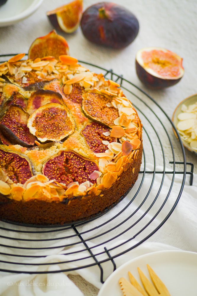 gâteau moelleux aux figues et amandes