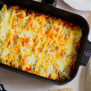 Conchiglioni pâtes à la viande hachée & ricotta