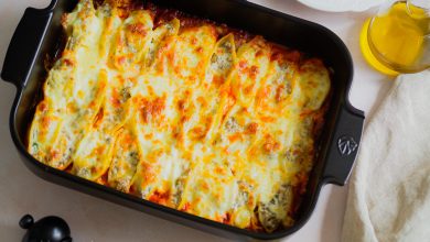 Conchiglioni pâtes à la viande hachée & ricotta