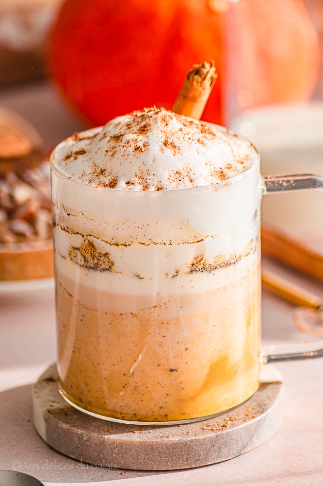 Recette café latte, pumpkin spice maison