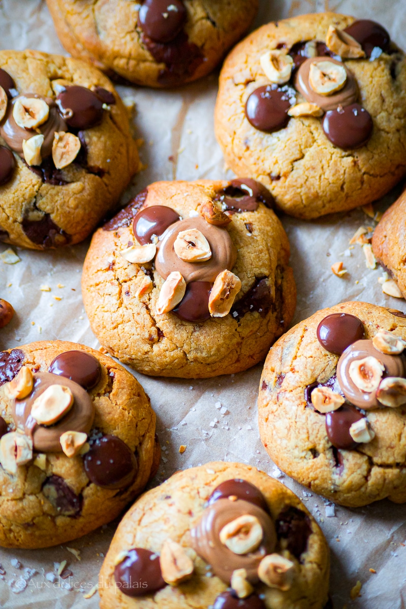 Recette cookies chocolat noisette de Cedric Grolet