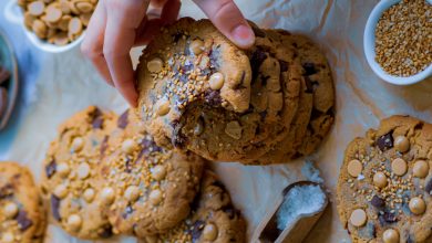 Cookies au Tahini et pépites de chocolat