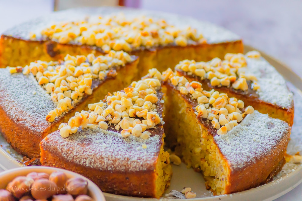 recette gâteau fondant aux noisettes