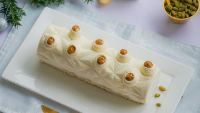 Recette bûche vanille pistache