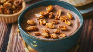 Mousse au chocolat cacahuètes de Cyril Lignac